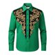 thumbnail image 4 of Camisetas de Navidad de Manga Larga de los Hombres de Moda Casual de Manga Larga Turndown Collar Blusa para Primavera Invierno Al Aire Libre Diario, 4 of 4