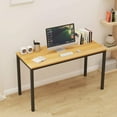 thumbnail image 4 of SogesPower Large Computer Desk 29.5"H Office Desk Computer Table with BIFMA Certification Sturdy Office Writing Desk,Teak Black, 4 of 6