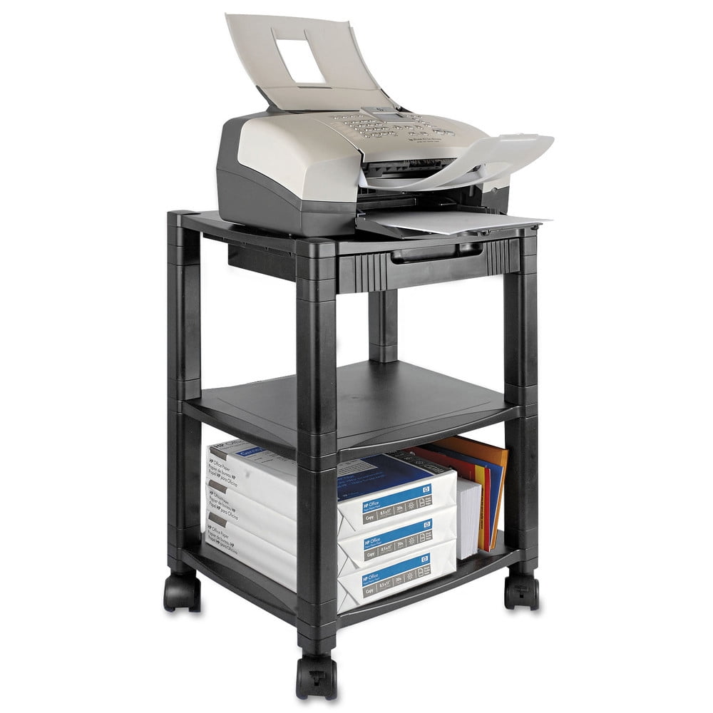 Details about   Circuit City 2 Shelf Rolling Printer Cart Machine Stand with Cable Management 