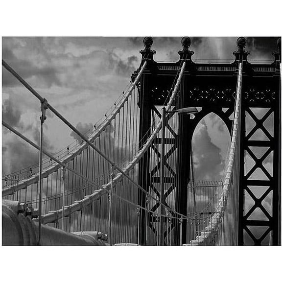 Trademark Art "Manhattan Bridge" Canvas Art by Yale Gurney