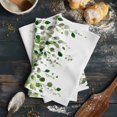 thumbnail image 6 of Green Eucalyptus Leaves 1 Pack Kitchen Towel, Water Absorbent Dish Towel, Watercolor Summer Botanical Decorative Hand Towels - Quick Drying Cloth for Cooking Baking, 18x28 Inch, 6 of 8