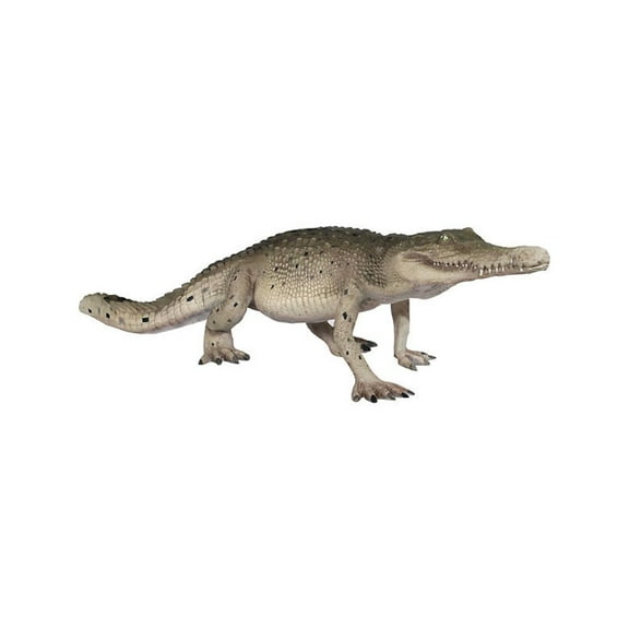 AFD Home Crocodile Walking Decoration, Multicolored Fiberglass Crocodile