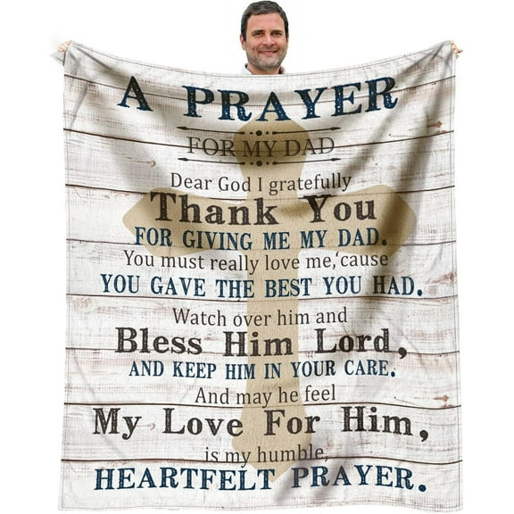 Dad Birthday Gifts - Birthday Gifts for Dads - Birthday Gifts for Dad from Daughter, Son - Presents for Dad - Father Birthday Gift - to My Dad Blanket 60 x 50 inch