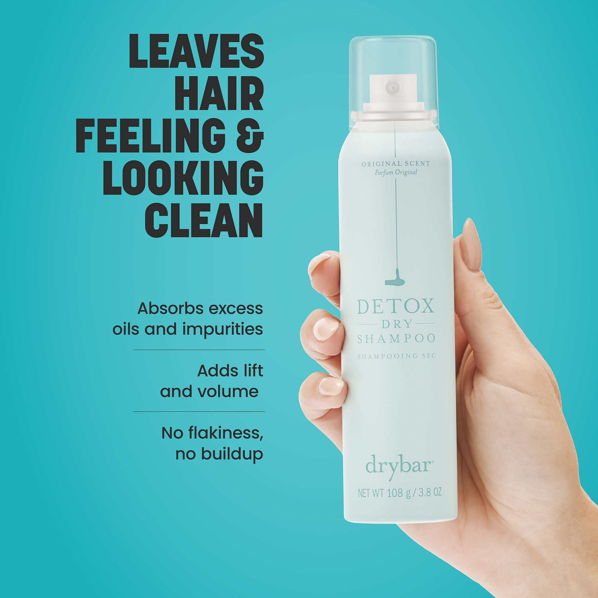 Drybar Detox Dry Shampoo Powder Hair Care Coconut Colada Scent, 3.8 oz