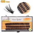 thumbnail image 1 of Natural 40D False Eyelashes C Curl Individual Lashes for Beginners Self Application At Home, 1 of 5