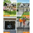 thumbnail image 6 of M optimized Foldable Security Gate, Aluminum Expandable Fence Portable Safety Barrier with Casters Retractable Driveway Gates 360°Rolling Barricade Gate Mobile Barricade Safety Barrier, 6 of 7