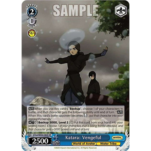 Weiss Schwarz Avatar: The Last Airbender Super Rare Katara: Vengeful ATLA/WX04-084S