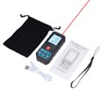 thumbnail image 2 of Measurement Distance Meter Angle Measuring Instrument Area Distance Volume Pythagorean Measurement Backlit LCD Screen Measuring Unit M/ Ft /in Measuring Accuracy±1.5mm, 2 of 7