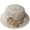 Yellow, variant on Women's Floral Knit Sun Hat with Bow Accent - UPF 50+ UV Protection Breathable Bucket Hat for Summer