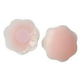 thumbnail image 1 of BELOVING Coussin de Poitrine en Silicone Confortable pour Maillot de Bain Robe Décolleté en V Profond Forme Fleur Rose, 1 of 10
