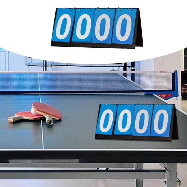 Flipper Scoreur De Tableau De Bord – Gardien De Score Portable Pour Tennis, Foot, Basket – Modèle Raffiné 2, 3 Ou 4 Chiffres, Léger Et Pratique
