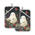 thumbnail image 7 of Yayeee Pot Holders Kitchen Heat Resistant with Pocket 7"x9.8" Cotton Oven Cooking Hot Pads, Happy Ghost, 7 of 7