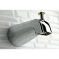 thumbnail image 2 of Kingston Brass K188A4 5-1/4 Inch Zinc Tub Spout with Diverter, Polished Chrome/Polished Brass, 2 of 3