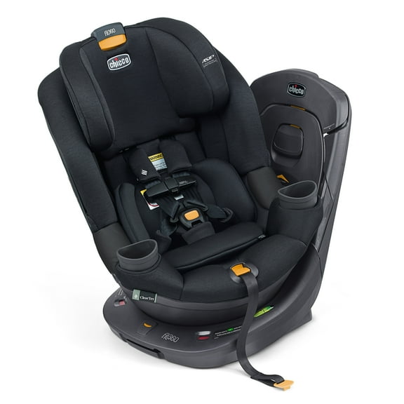 Chicco Fit360® ClearTex® Rotating Convertible Car Seat for Infants and Toddlers - Obsidian (Black), New