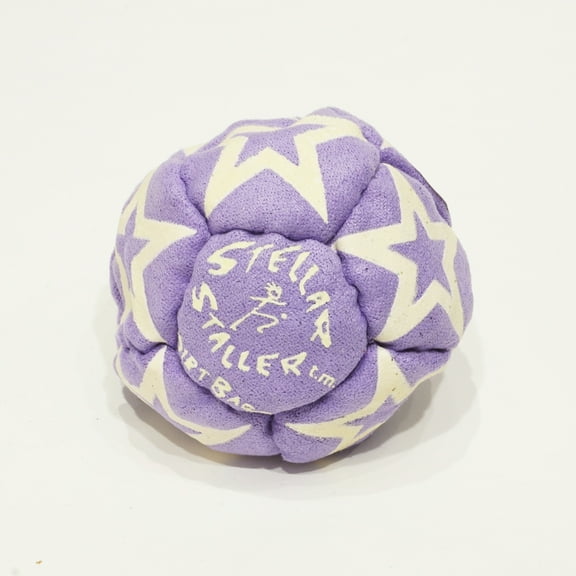 Dirtbag Glow Stellar Staller Footbag Hacky Sack Purple & Glow