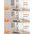 thumbnail image 6 of THERUN Walking Pad Treadmill Under Desk, Portable Mini Treadmill for Home/Office, Walking Pad Treadmill 2.5HP, Walking Jogging Machine with 265 lbs Weight Capacity Remote Control LED Display, 6 of 6