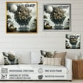 thumbnail image 4 of Designart "Enigmatic Castle In Surrealism" Surrealism Floater Framed Canvas Wall Art, 4 of 5