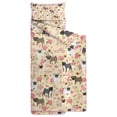 thumbnail image 2 of Pugs and Pioneer Flower Toddler Nap Mats for Kids Preschool,Sleeping Mat Bag or Kids,Toddler Sleeping Bag,Toddler Nap Mat or Daycare, 2 of 6