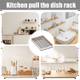thumbnail image 5 of Pull Out Kitchen Cabinet Organizer Slide Out Dish Rack with Drainboard Drawer Organizer for Kitchen Living Room A, 5 of 6