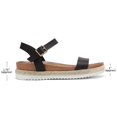 thumbnail image 3 of Sandalia DREAM PAIRS Sunna Negra con Tira al Tobillo y Cuña 4.5 cm, 3 of 6