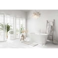 thumbnail image 3 of Elegant Kitchen & Bath BT30759GW-PCH 59 in. Bathtub, Glossy White with Chrome Trim, 3 of 8