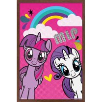 Hasbro My Little Pony - Smile Wall Poster, 14.725" x 22.375", Framed
