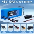 thumbnail image 4 of 48V 10Ah Battery 48V Lithium-ion Ebike Battery 750W with BMS Compatible for Adult Electric Bikes Motors, 4 of 6