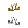thumbnail image 1 of Sujetavelas,Portavelas Tealight Elk Resina Estatua Decoraciones,Portavelas de oración Portavelas,Centro de mesa de boda Portavasos decorativos para velas,Candelabros de mesa Bandeja de perfecl Sujetavelas, 1 of 8