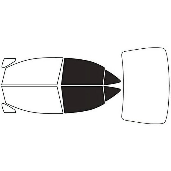 Rvinyl Window Tint Kit Compatible with Lexus Hs 2010-2012 - Back Precut Kit - 20%