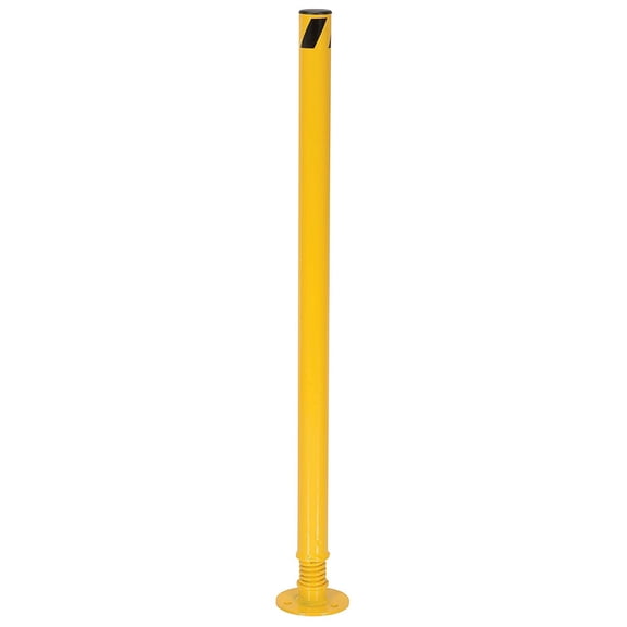 Vestil SPBOL-42 Steel Spring Loaded Bollard 42 In. Height Yellow