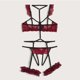 thumbnail image 3 of Sujetador de encaje sexy, bragas de uniforme ahuecadas, liguero, ropa interior, traje, tentación, diversión, 3 of 6