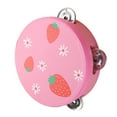 thumbnail image 2 of Childrens Musical Instrument Tambourine 1Pack 4.5in Height Multi Color, 2 of 8