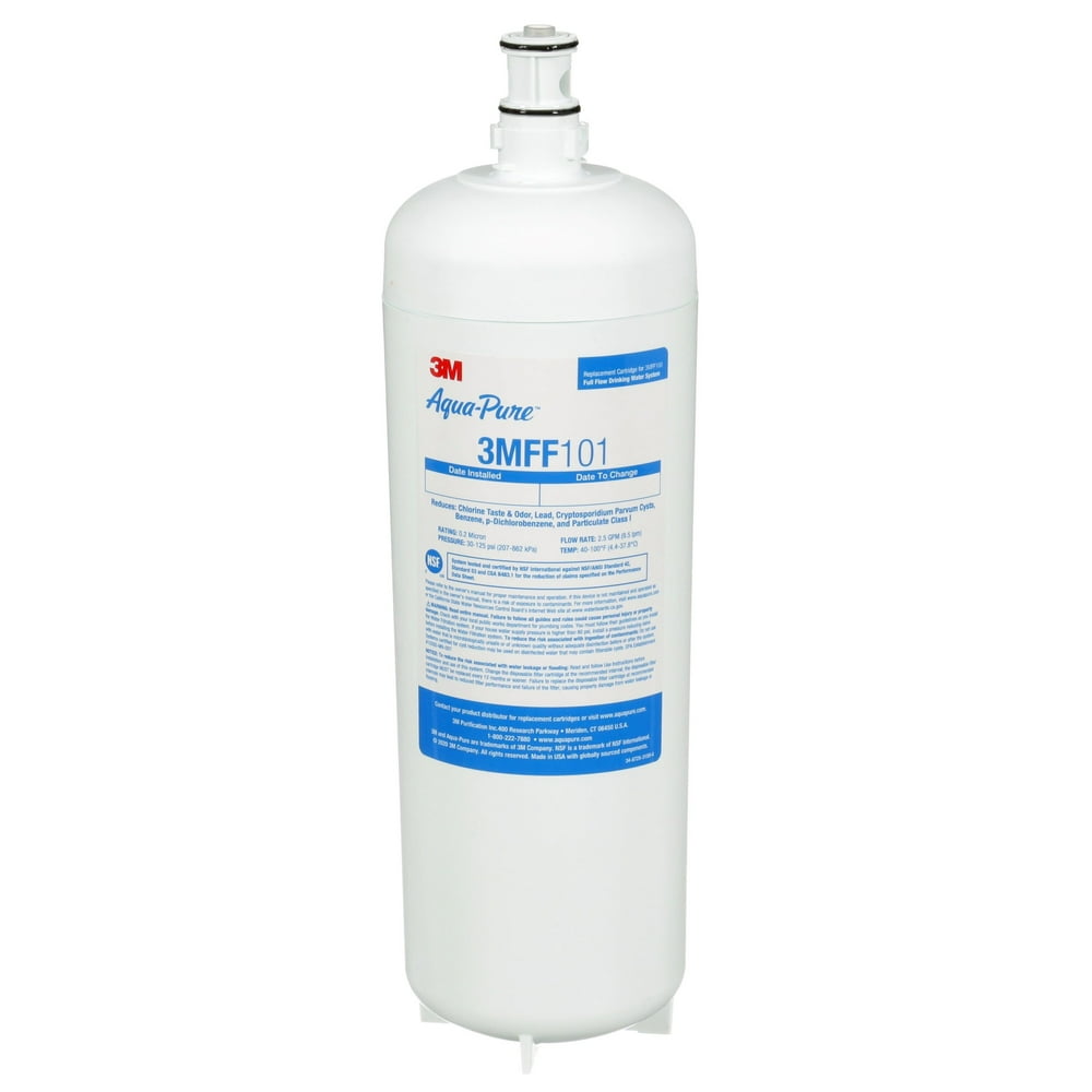 3M™ Under Sink Full Flow Water Filter Replacement Cartridge 3MFF101
