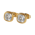 thumbnail image 1 of Aretes de Oro 14k o Plata para Mujer con Zirconia Cúbica LuckyLy, Modelo Cleo Azul dorado UNITALLA, 1 of 6