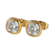 thumbnail image 1 of Aretes de Oro 14k o Plata para Mujer con Zirconia Cúbica LuckyLy, Modelo Cleo Azul dorado UNITALLA, 1 of 6