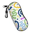 thumbnail image 2 of ZICANCN Sunglasses Soft Case, Seamless Arrows Colorful Neoprene Zipper Eyeglass Case for Men Women, 2 of 9
