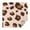 Beige and Brown-1, variant on Beige and Brown Of Leopard Print Square Tablecloth,Waterproof Square Table Cover,Wipeable Spillproof Washable Table Cover for Home Kitchen Party Decor 42"X42"(107x107cm)