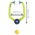 thumbnail image 3 of Door Ping Pong Game Over The Door,Adjustable Doorway Game Pingpong Trainer Door Jam Pingpong Starter Kit for Door Frame Hanging Table Tennis Trainer Portable Set for Kids with Racket and Balls, 3 of 5