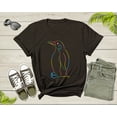 thumbnail image 6 of Colorful Emperor Penguin Bird Animal Standing Cool Profile T-shirt Penguin Shirt Penguin Lover Gift Animal Lover Shirt Emperor Penguin Shirt, 6 of 8