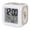Silver, Gray, Beige, Pearl, variant on Elephant Digital Alarm Clock for Bedrooms, Smart LED Alarm Clock with 7 Color Changing Night Light, Retro Farmhouse Grey Plaid Rustic Animals Silent Wake Up Clocks for Sleep Study Cooking 3.2"x3.2"