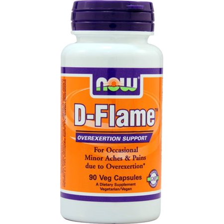 NOW Foods Vegetarian D-Flame Overexertion Support, 90