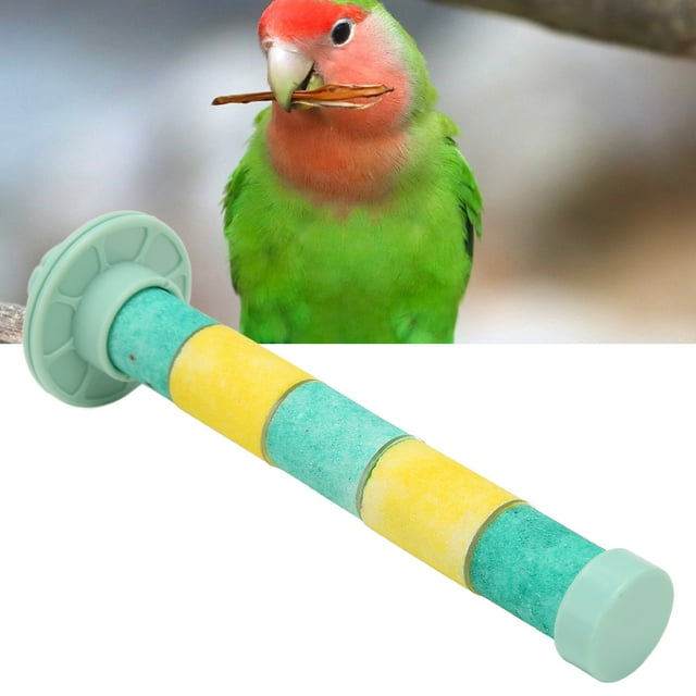 Perch Bird Stand Bird Paw Grinding Stick Perches Stand Wood Quartz Sand Branches For Small Medium Birds