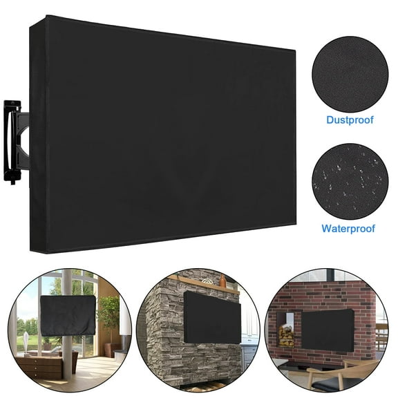 Outdoor TV Cover 40-42 " with Scratch Resistant Interior, Bottom Seal, Weatherproof Protector Fit for LCD, LED, and Plasma Television Sets