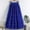 Blue, variant on CHUOU Women Skirt Fashion New Pattern Mesh Stitching Solid Color Four Season Cute Puffy Skirt Long Skirt