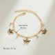 thumbnail image 3 of Minnieouse Anklets Rhinestone Elegant Gold Angel Hanging Beach Bracelets Fashion Gifts Pendent Accessory Ornament for Women Girls Type3 NO3, 3 of 6