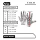 thumbnail image 4 of Guantes De Futbol Americano Grip Boost Blancos S, M, L, Xl, 4 of 8