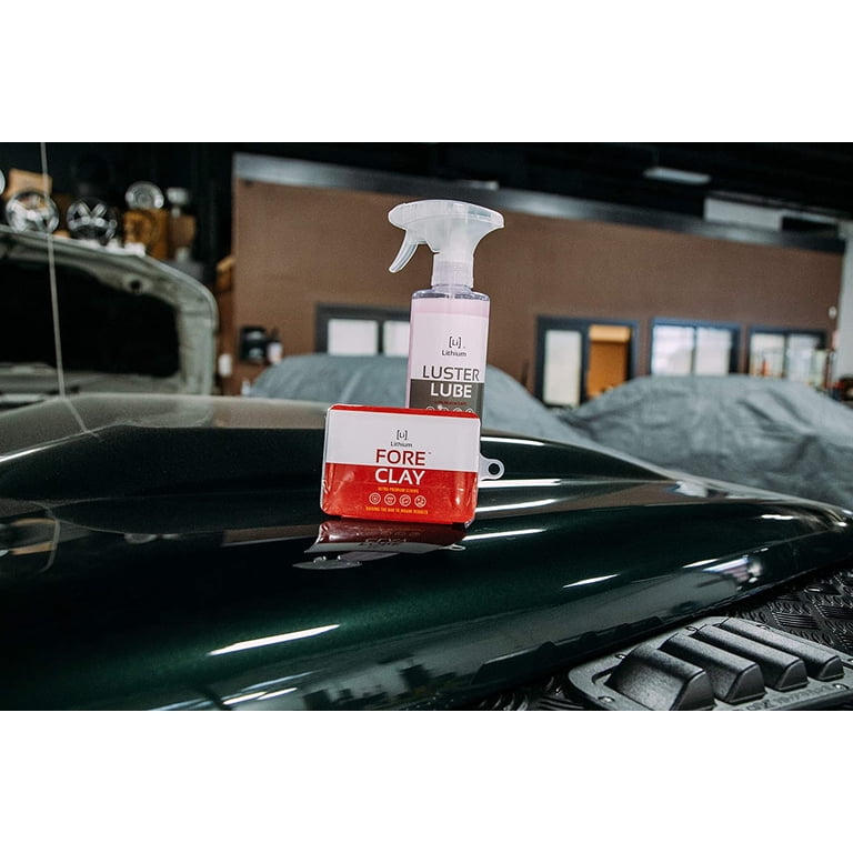 Fore Clay and Luster Lube - Quick Detailer Clay Bar Kit for Cars, Trucks,  Boats, Glass and Plastic - Walmart.com