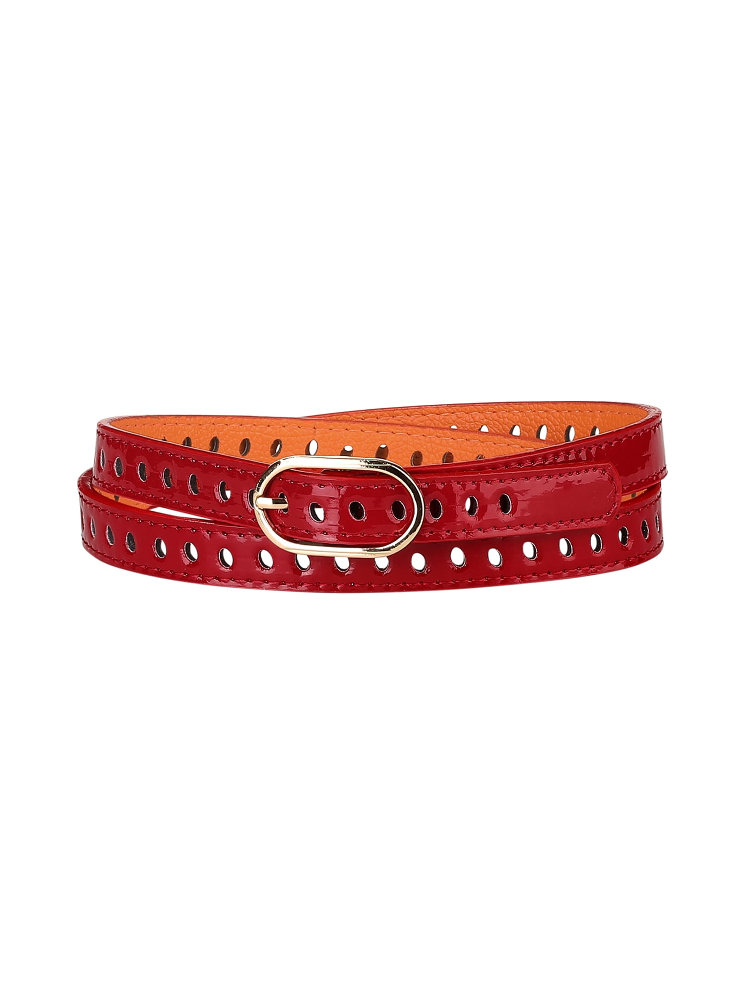 Plus size red skinny belt Clearance