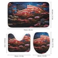thumbnail image 3 of Independence Day Of The United States Flag Shower Curtain Sets with Rugs 4 Piece Rustic, 3 of 8