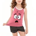 thumbnail image 4 of VEKDONE Tout-Petits Enfants Garçons et Mode Mignon Dégradé Imprimé Doux Sans Manches Bas Camisole, 4 of 6